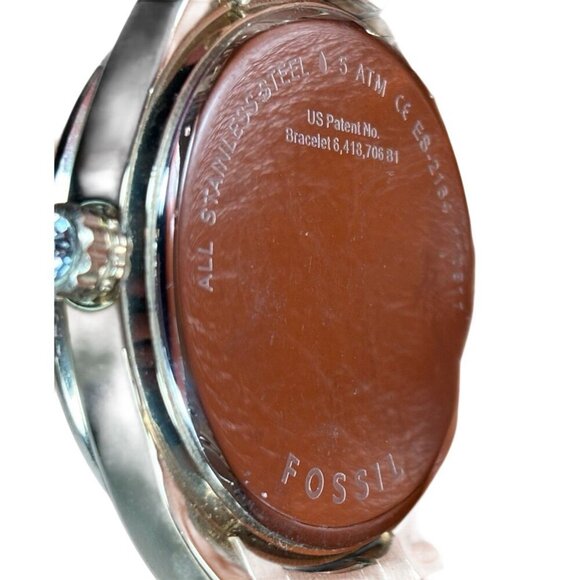 Fossil Watch Genuine Women's Quartz Watch w/Rhinestones Battery Required - Picture 4 of 6